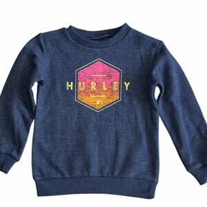 HURLEY Boys Navy Sweatshirt Size 4T